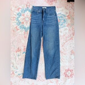 Madewell Perfect Vintage Wide leg Blue Jeans
